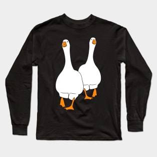 Walking Geese Long Sleeve T-Shirt